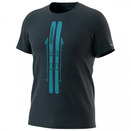Dynafit Graphic Cotton T-shirt / Blueberry skis
